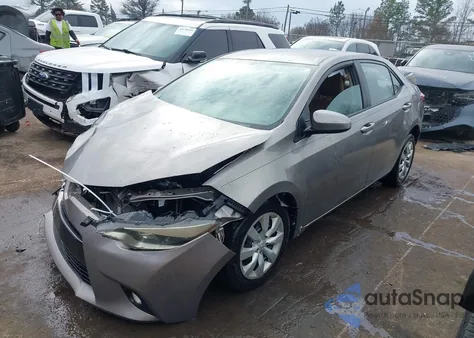 2016 Toyota Corolla Le из США, поврежденный, VIN 2T1BURHE4GC677781